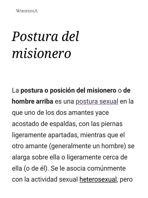 misionero romantico|Todo sobre la postura del misionero, el gran clásico del sexo